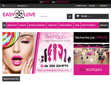 Tablet Screenshot of easylove-shop.com